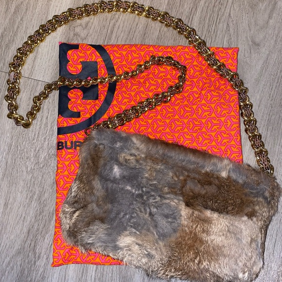 Tory, Burch Brown fur bag - Picture 5 of 8